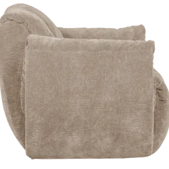 Woood Baggy draaifauteuil 3d chenille zand