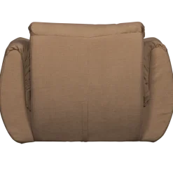 Woood Baggy draaifauteuil geweven chenille bruin