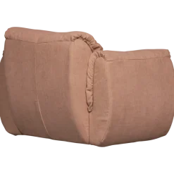 Woood Baggy draaifauteuil geweven chenille oudroze