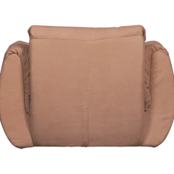 Woood Baggy draaifauteuil geweven chenille oudroze