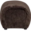 Woood Baggy hocker 3d chenille donkerbruin