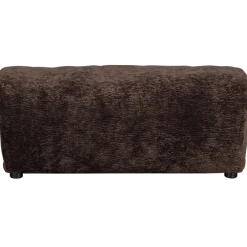 Woood Baggy hocker 3d chenille donkerbruin