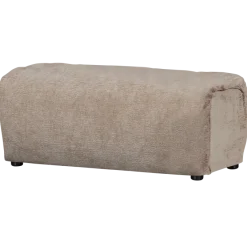 Woood Baggy hocker 3d chenille zand