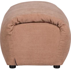Woood Baggy hocker geweven chenille oudroze
