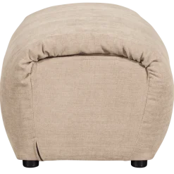Woood Baggy hocker geweven chenille zand