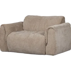 Woood Baggy loveseat 3d chenille zand