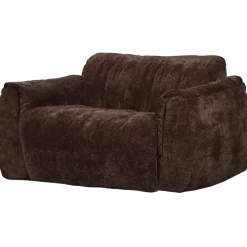 Woood Baggy loveseat 3d chenille donkerbruin