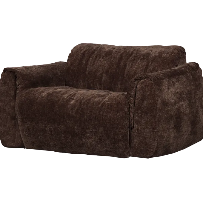 Woood Baggy loveseat 3d chenille donkerbruin