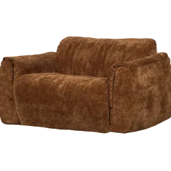 Woood Baggy loveseat 3d chenille middenbruin