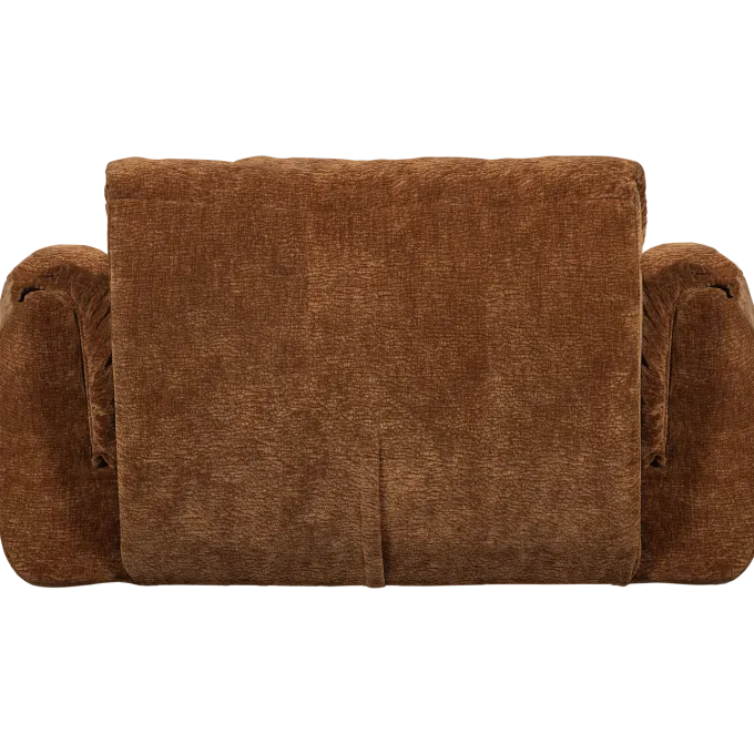 Woood Baggy loveseat 3d chenille middenbruin