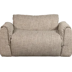 Woood Baggy loveseat geweven stof bruin melange
