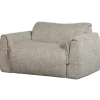 Woood Baggy loveseat geweven stof naturel melange