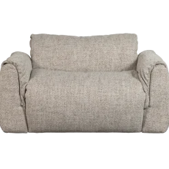 Woood Baggy loveseat geweven stof naturel melange