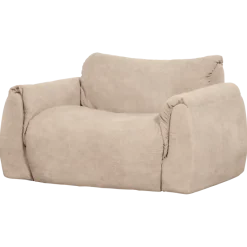 Woood Baggy loveseat geweven chenille zand