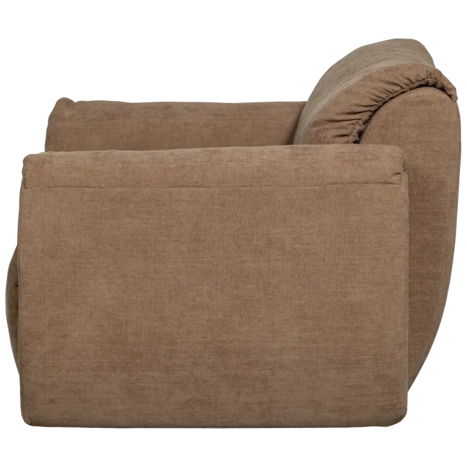 Woood Baggy loveseat geweven chenille bruin