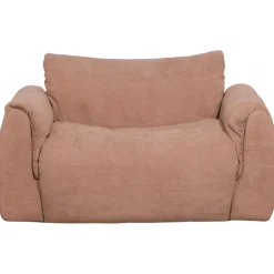 Woood Baggy loveseat geweven chenille oudroze