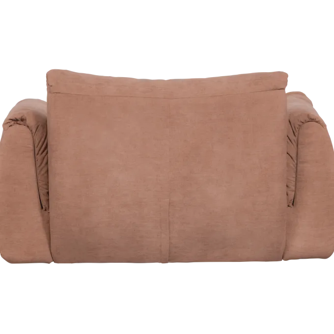 Woood Baggy loveseat geweven chenille oudroze