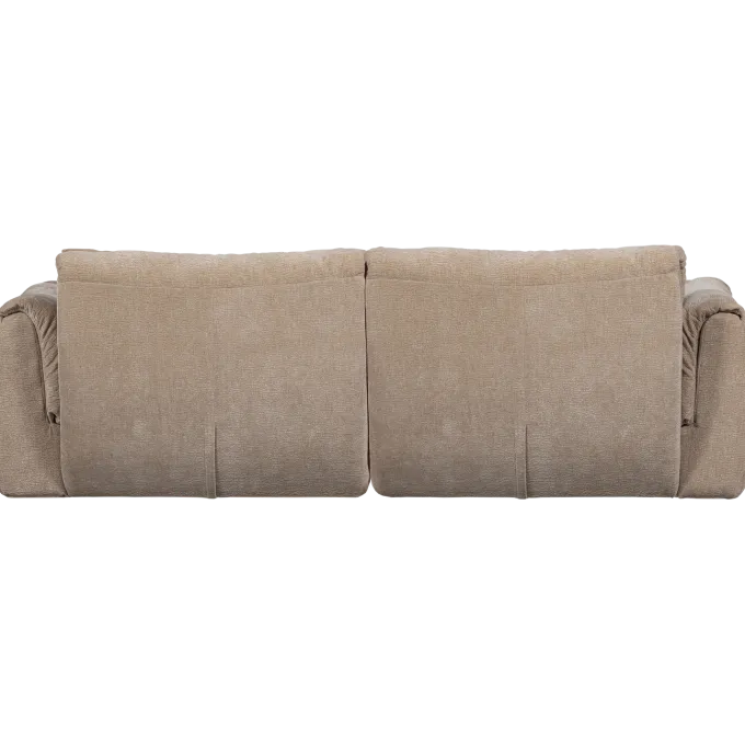 Woood Baggy 2-zits bank 3d chenille zand