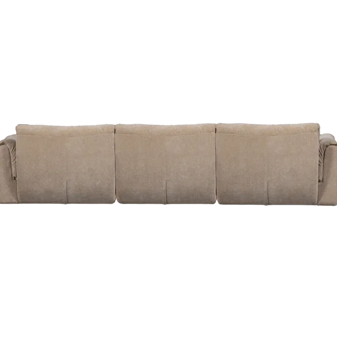 Woood Baggy 3-zits bank 3d chenille zand