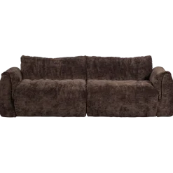 Woood Baggy 2-zits bank 3d chenille donkerbruin