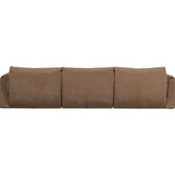 Woood Baggy 3-zits bank geweven chenille bruin