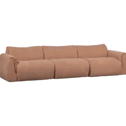 Woood Baggy 3-zits bank geweven chenille oud roze