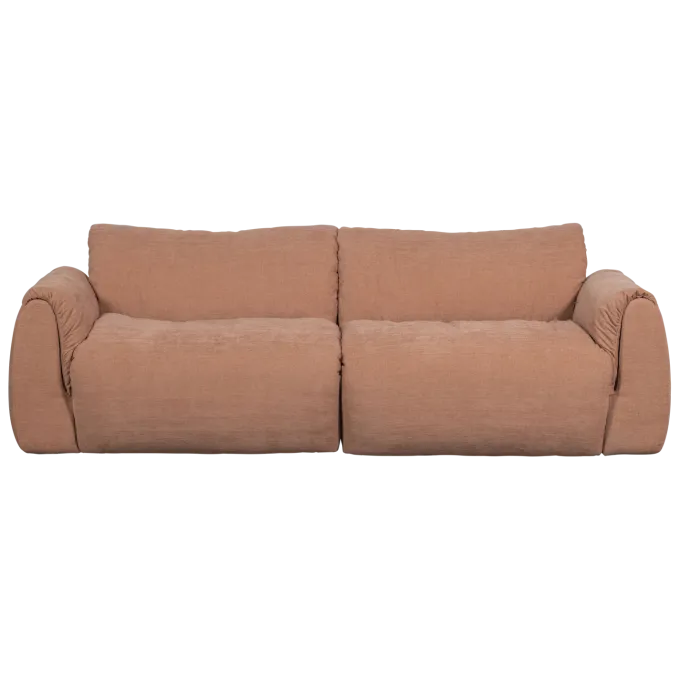 Woood Baggy 2-zits bank geweven chenille oud roze