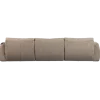 Woood Baggy 3-zits bank geweven stof bruin melange