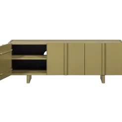 Woood Basu tv meubel 152cm grenen moss [fsc]
