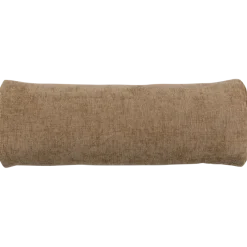 Woood Batavier half ronde bank 4-zits velvet melange lichtbruin