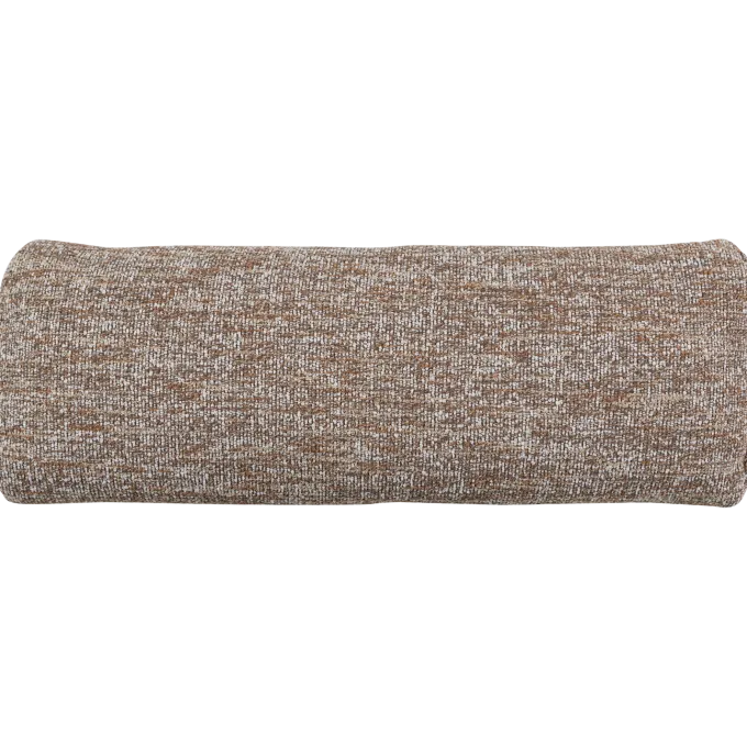 Woood Batavier half ronde bank 4-zits lichtbruin melange