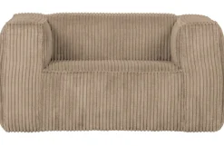 Woood Bean Fauteuil Grove Ribstof Travertin