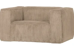 Woood Bean Fauteuil Grove Ribstof Travertin