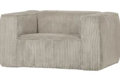 Woood Bean Fauteuil Grove Ribstof Naturel