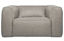 Woood Bean Fauteuil Incl. Kussen Lichtgrijs Gemeleerd