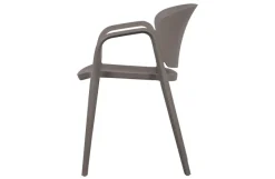 Woood Bent Eetkamerstoel Kunststof Taupe
