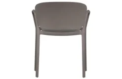 Woood Bent Eetkamerstoel Kunststof Taupe
