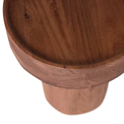 Woood Bijzettafel Dara Mangohout Bruin