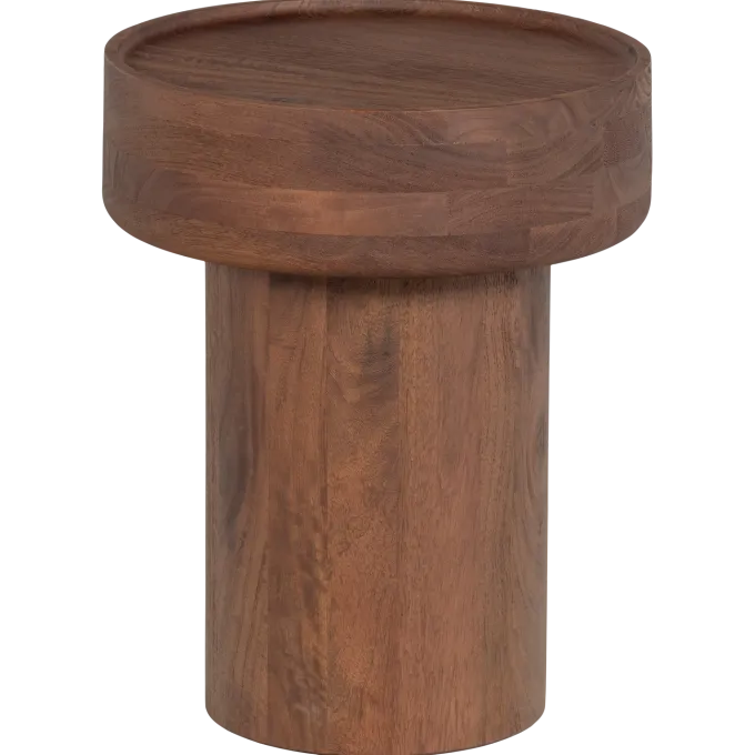 Woood Bijzettafel Dara Mangohout Bruin