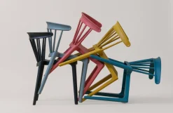 Woood Bliss Spijlenstoel Kunststof Zwart