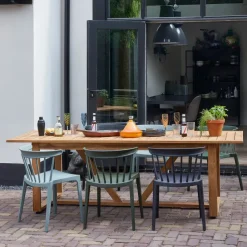 Woood Bliss Spijlenstoel Kunststof Zwart