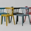 Woood Bliss Spijlenstoel Kunststof Jadegroen