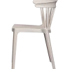Woood Bliss tuinstoel met spijlen wheat fiber off white melange
