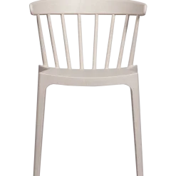 Woood Bliss tuinstoel met spijlen wheat fiber off white melange