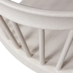 Woood Bliss tuinstoel met spijlen wheat fiber off white melange