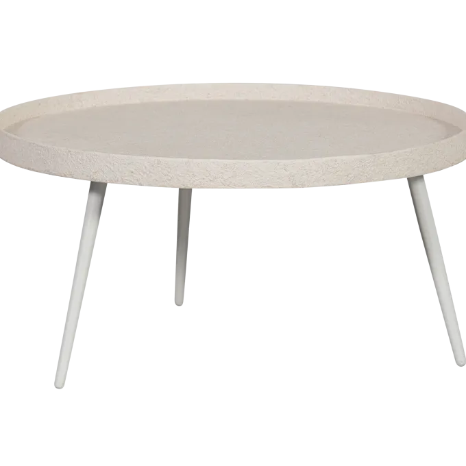 Woood Bounds bijzettafel xl hout/metaal naturel 40xø76