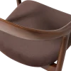 Woood Bran Eetkamerstoel Beukenhout Velvet Bruin [fsc]