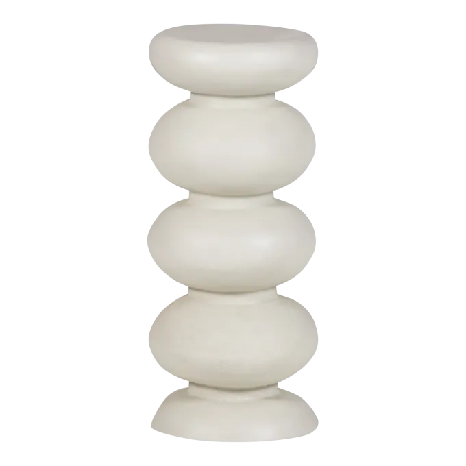 Woood Brilo Bijzettafel Metaal Creme