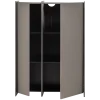 Woood Brock 2-Deurs Kast Essen Fineer Warmgrijs [fsc]