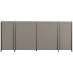 Woood Brock Dressoir 200 Cm Essen Fineer Warmgrijs [fsc]